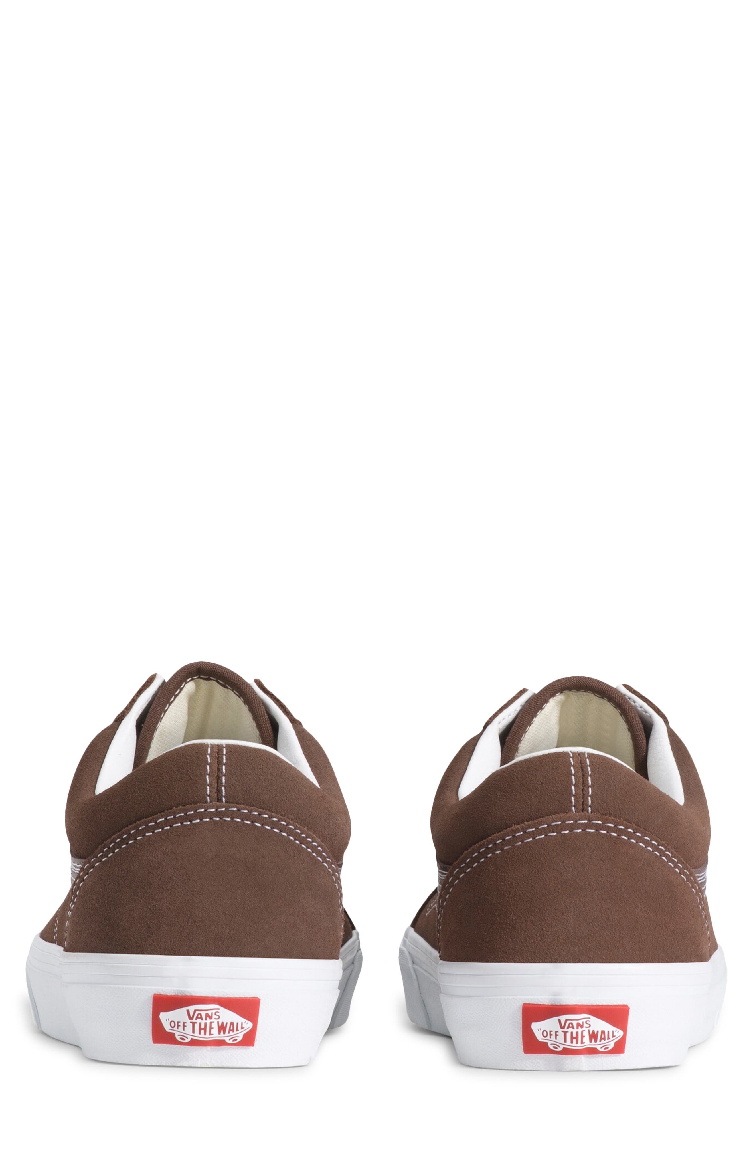 Old Skool Leather Sneaker, Alternate, color, SUEDE POTTING SOIL