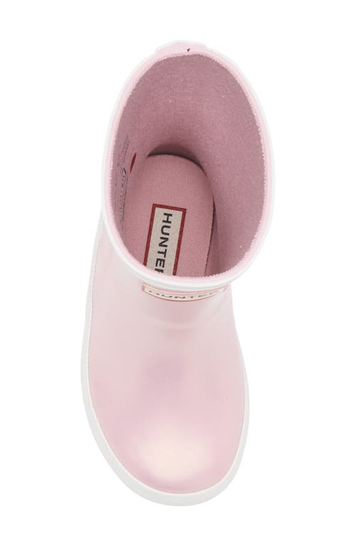 Hunter First Classic Nebula Waterproof Rain Boot In Pink