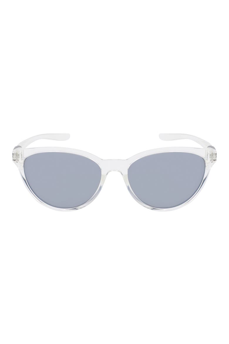 City Persona 57mm Cat Eye Sunglasses, Main, color, CLEAR / GREY