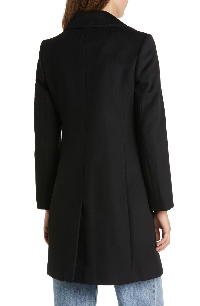 Sam Edelman Wool Blend Notch Collar Coat, Alternate, color, 