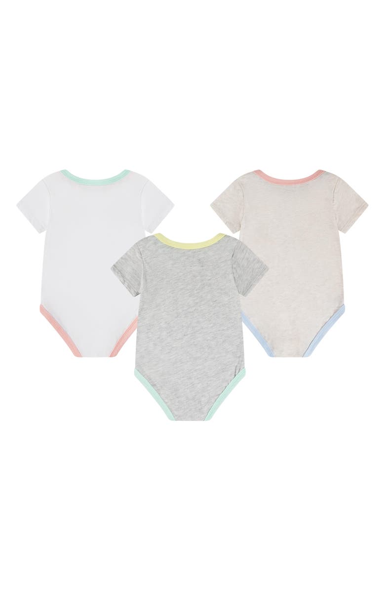 Nike Assorted 3-Pack Bodysuit, Alternate, color, Grey Heather