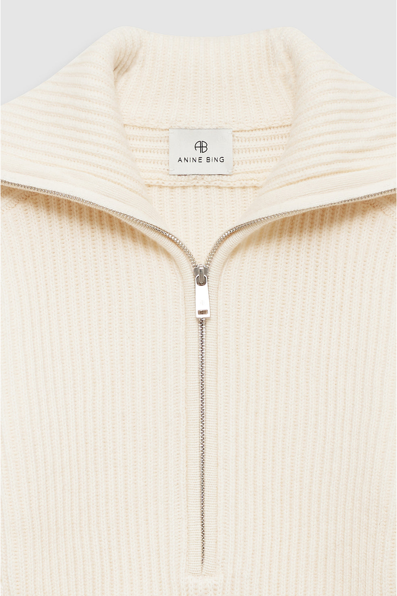 June Trucker Collar Sweater, Alternate, color, Ecru
