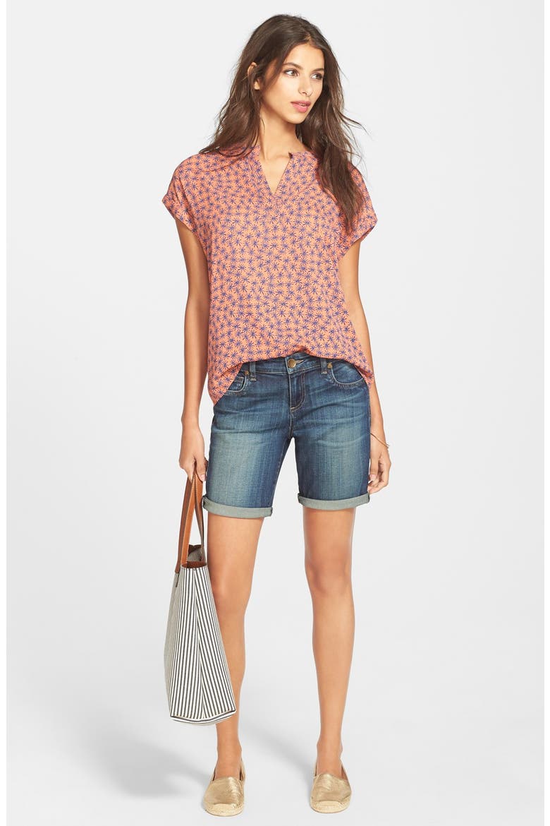 'Catherine' Boyfriend Shorts, Alternate, color, JOYFUL