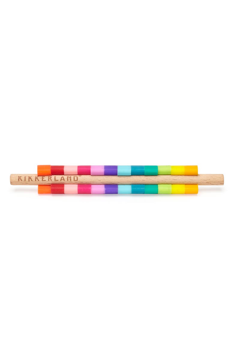 Kikkerland Design Rainbow Drink Markers, Main, color, Rainbow Multi