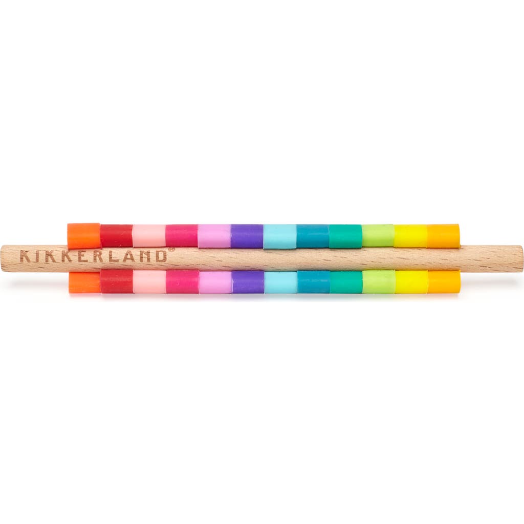 Kikkerland Design Rainbow Drink Markers In Multi