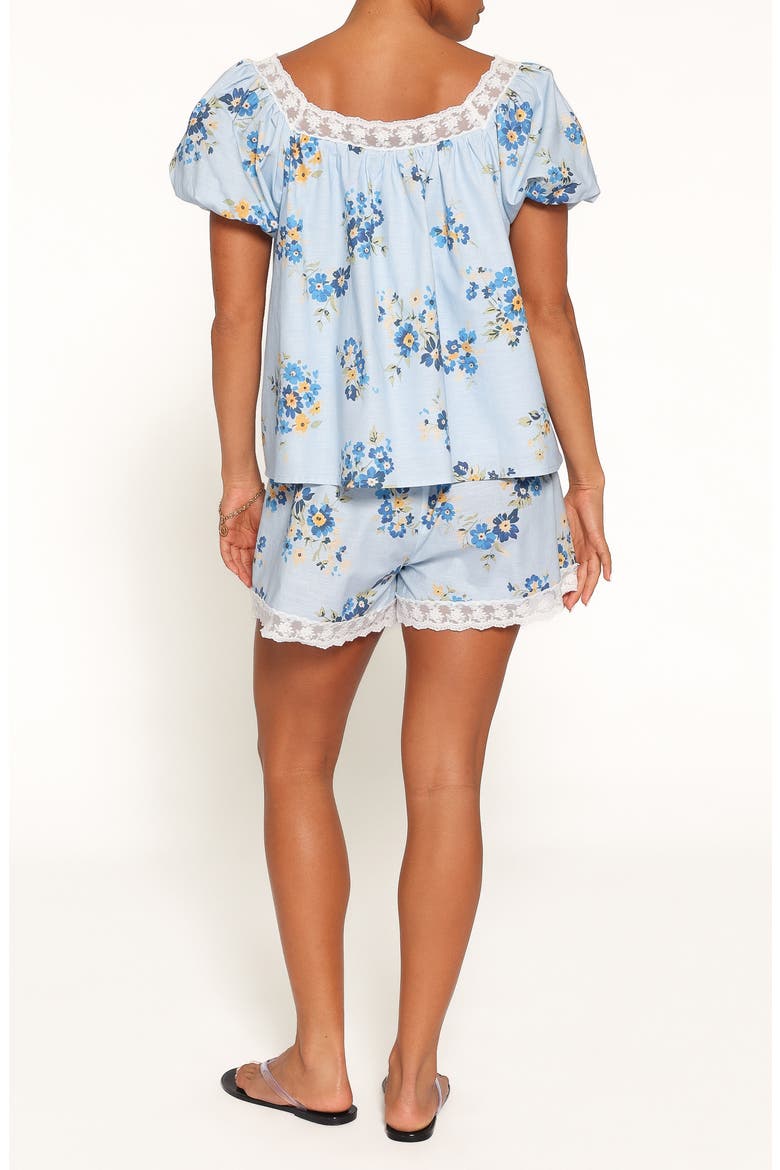 Fawna Shorts Set, Alternate, color, BLUE FLORAL
