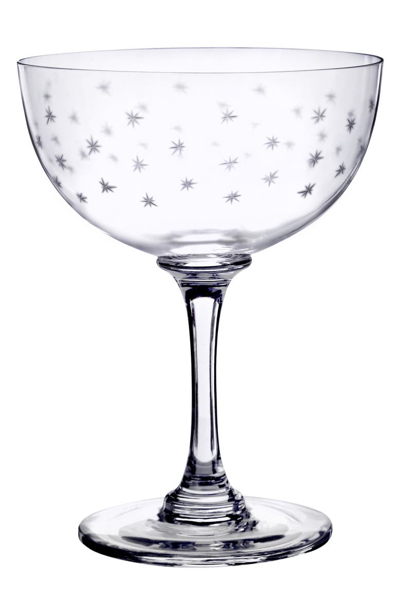 The Vintage List Star Set of 6 Champagne Glasses, Main, color, 