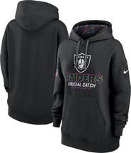 Nike Women's Nike  Black Las Vegas Raiders 2024 NFL Crucial Catch Club Pullover Hoodie