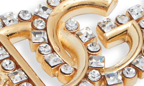 Dolce & Gabbana Fine Link Bracelet With Dg Logo In Zoo00 Oro