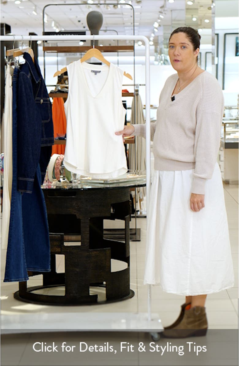 V-Neck Rib Tank, sales video thumbnail