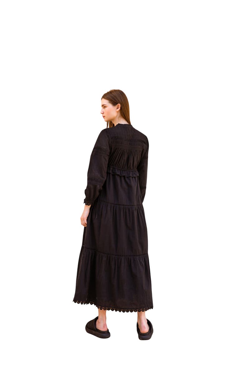 Lisette Maxi Dress, Alternate, color, Black - XS/S