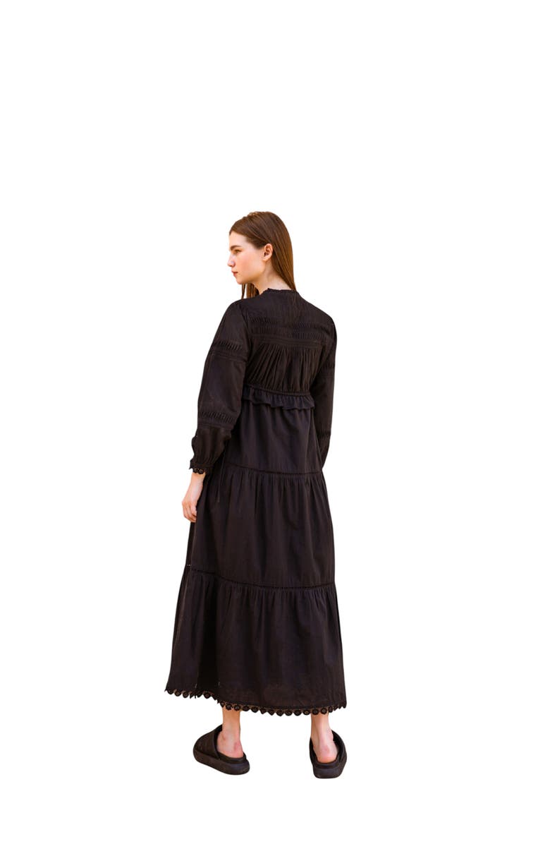 CQC LA Lisette Maxi Dress, Alternate, color, Black - Xs/S