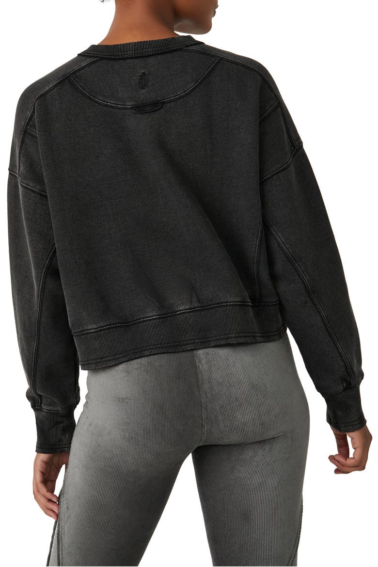 FP Movement Intercept Cotton Blend Sweatshirt, Alternate, color, BLACK