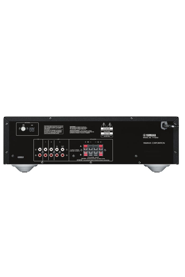R-S202 2-Channel Home Stereo Receiver with Bluetooth, Alternate, color, Black