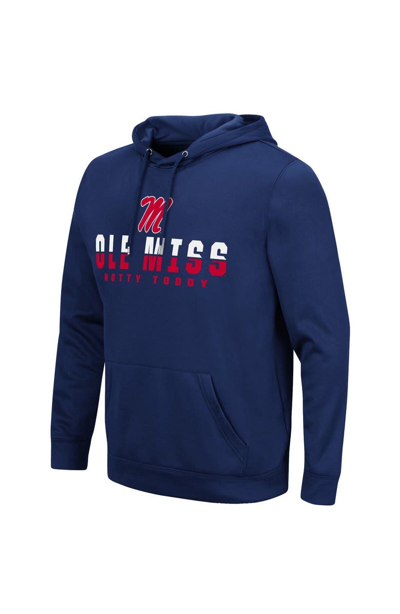 COLOSSEUM Men's Colosseum Navy Ole Miss Rebels Lantern Pullover Hoodie, Alternate, color, Navy
