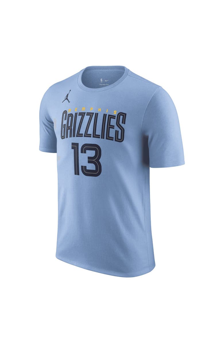 Jordan Brand Men's Jordan Brand Jaren Jackson Jr. Light Blue Memphis Grizzlies 2022/23 Statement Edition Name & Number T-Shirt, Alternate, color, 