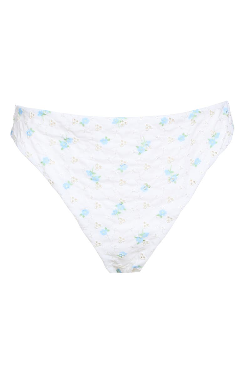 Dippin Daisys Seashore High Waist Floral Bikini Bottoms, Alternate, color,