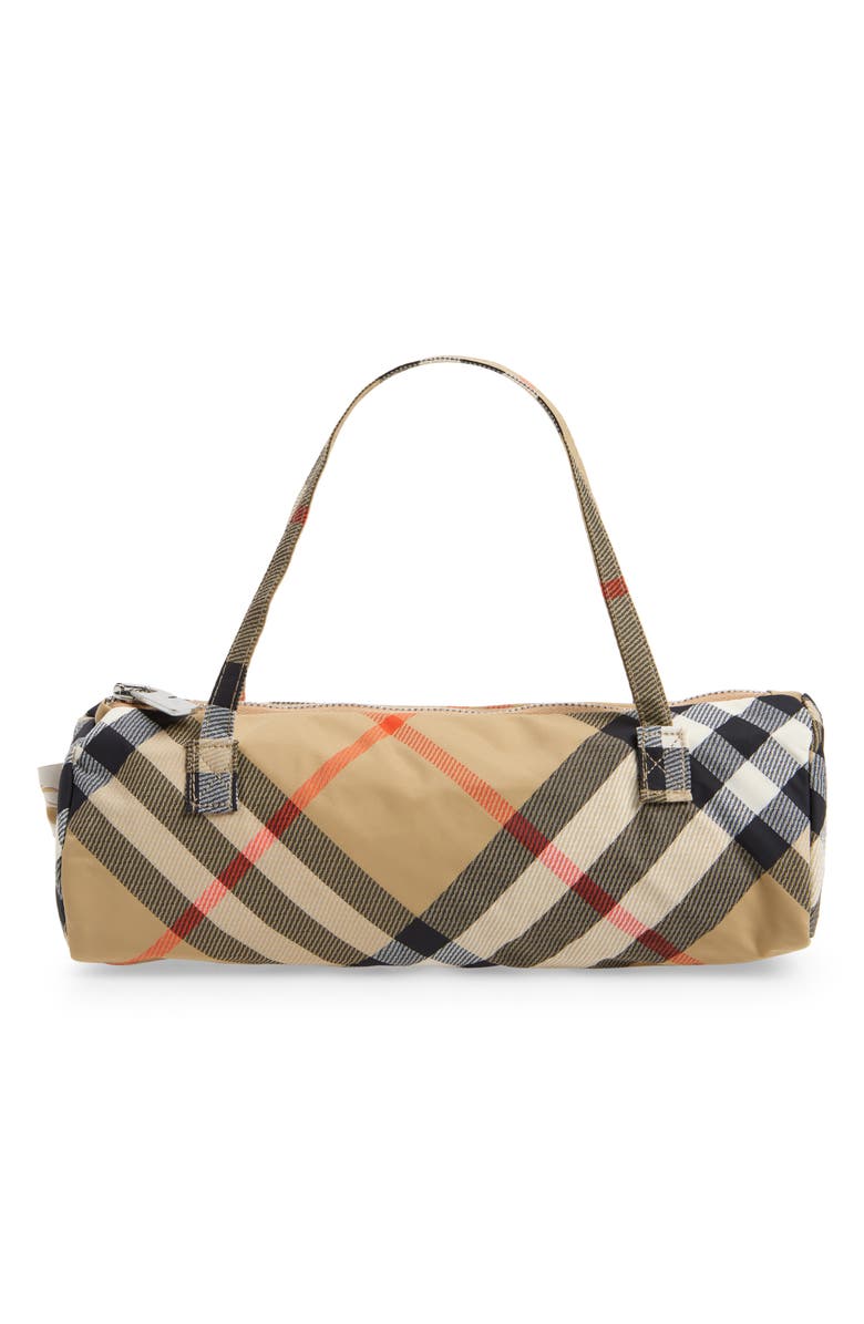 Burberry Check Umbrella & Holder, Alternate, color,