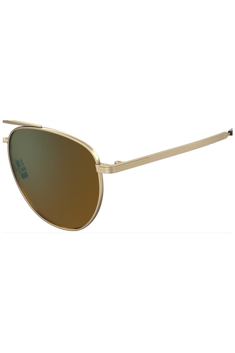 1631/S 53mm Rectangle Sunglasses, Alternate, color, GOLD