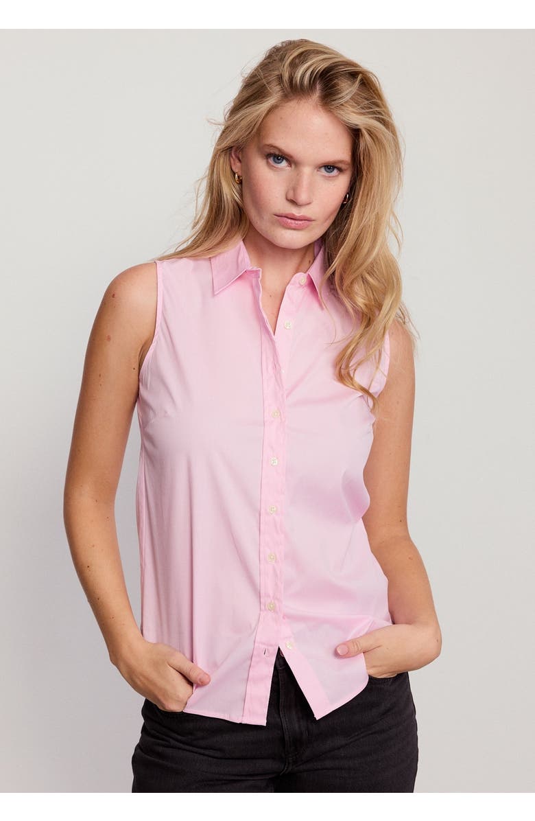 The Shirt by Rochelle Behrens The Sleeveless Shirt, Alternate, color, Light Pink