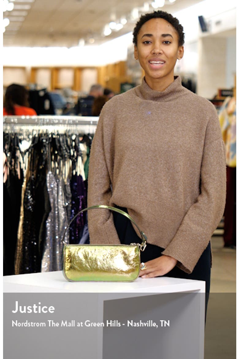 Rachel Metallic Leather Convertible Shoulder Bag video