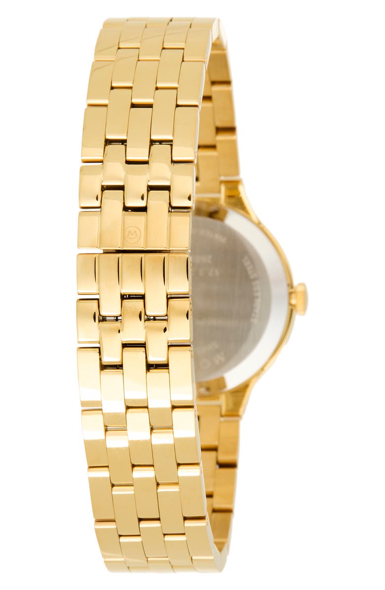 Movado Veturi Museum Dot Bracelet Watch, 32mm, Alternate, color, Gold/ Black