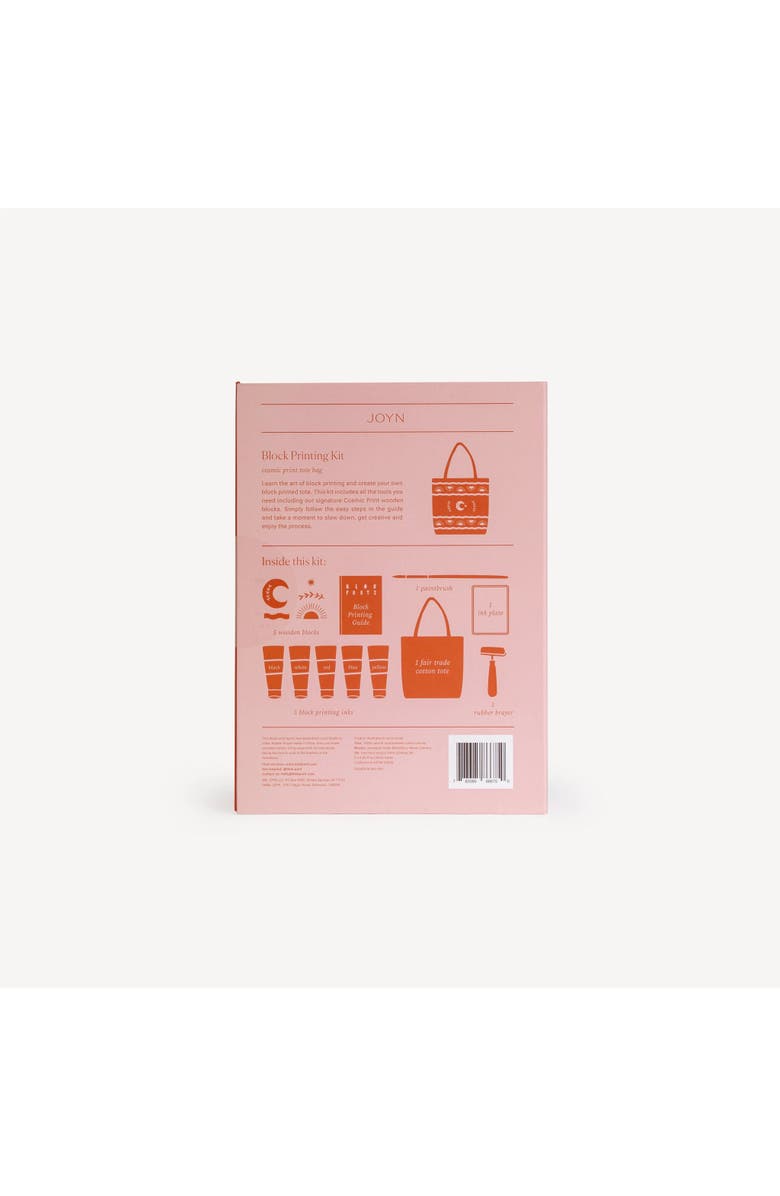 JOYN Block Printing Kit - Cosmic Print Tote Bag, Alternate, color, Cosmic Print