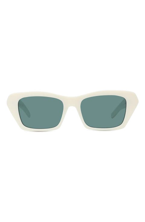 4G Liquid 54mm Rectangular Sunglasses