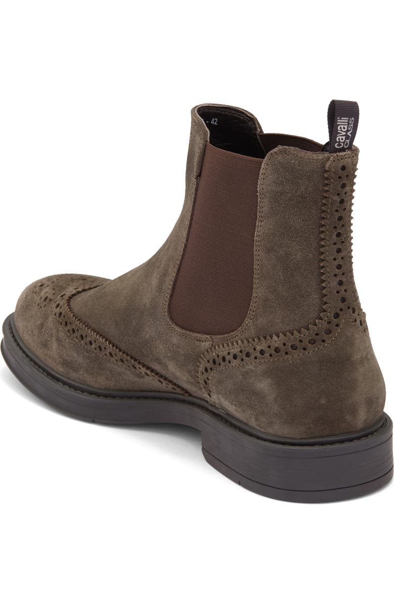 Roberto Cavalli Crip Chelsea Boot, Alternate, color, Taupe