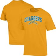Champion Men's Champion Gold Los Angeles Chargers Arch Over Logo T-Shirt