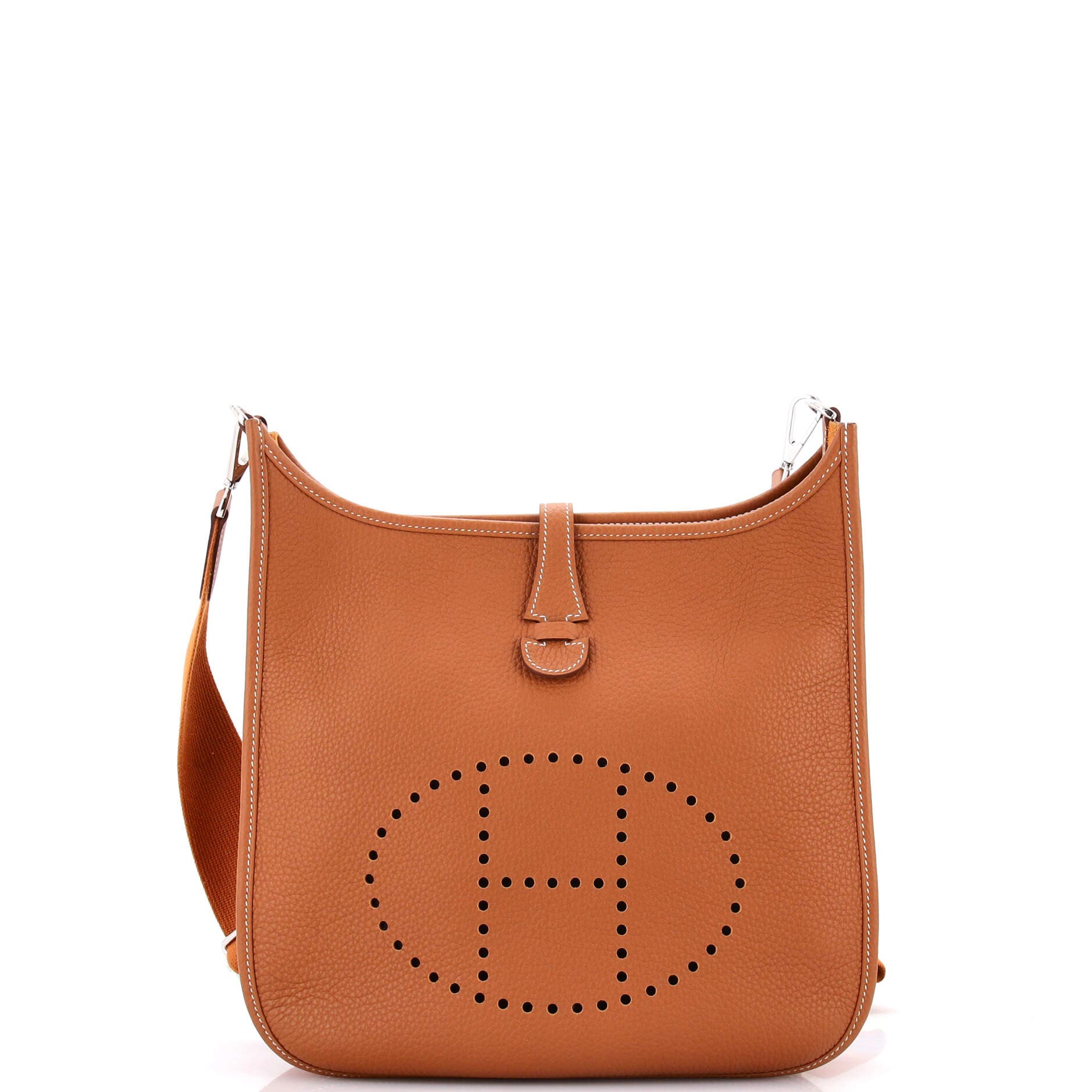 Pre-Owned Hermes Evelyne Bag Gen III Clemence PM, Main, color, 