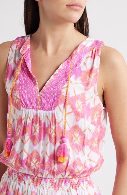Hatley Chloe Sunburst Sheath Sundress In White