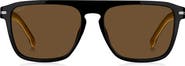 BOSS 56mm Flat Top Sunglasses