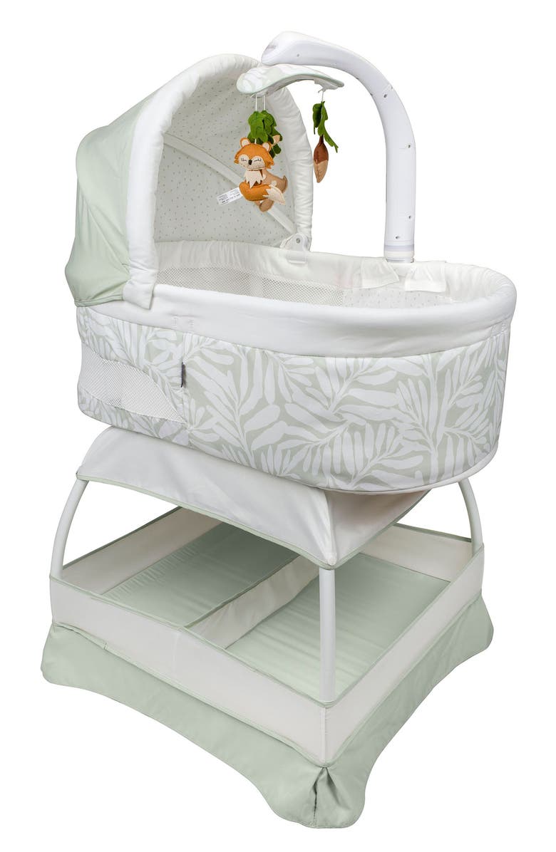 Little Partners TrüBliss<sup>™</sup> Sweetli Calm Bassinet, Main, color, Sage Fern Leaves