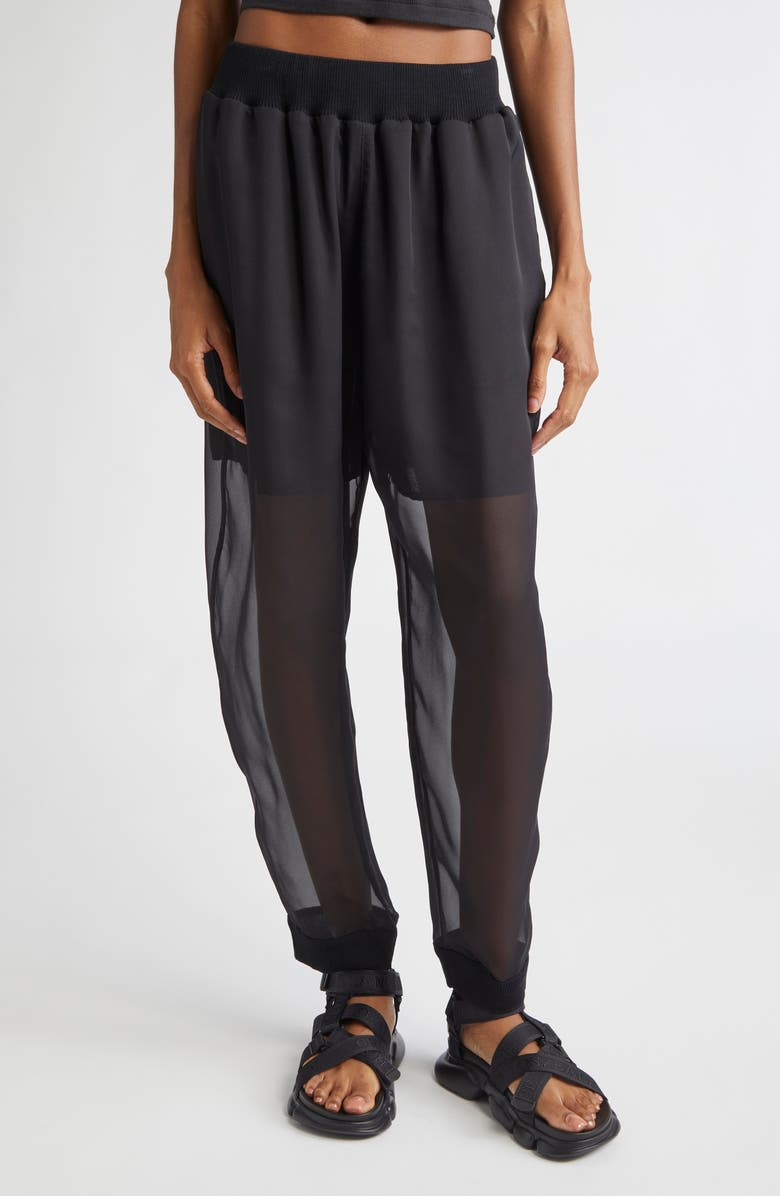 Undercover Semisheer Joggers, Main, color, Black