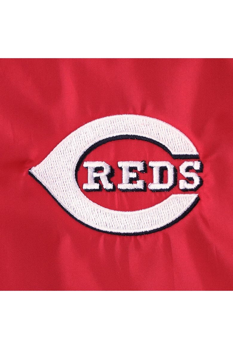 Men's Dunbrooke  Red Cincinnati Reds Coach's Raglan Full-Snap Windbreaker Jacket, Alternate, color, Red