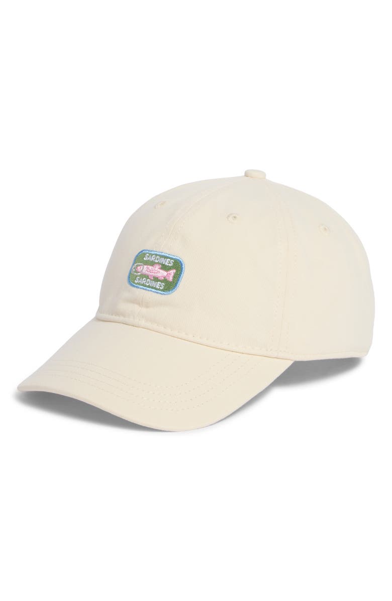 FRASIER STERLING Sardines Embroidered Baseball Cap, Main, color,