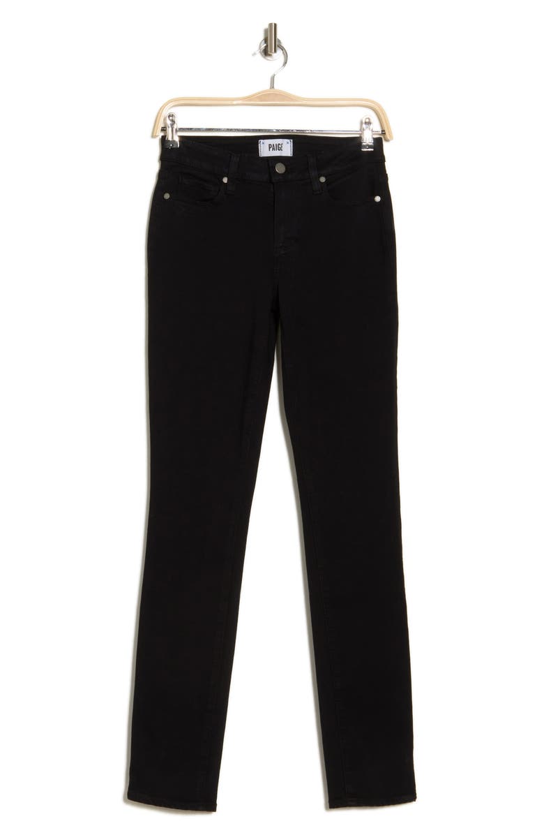 PAIGE Skyline Skinny Jeans, Alternate, color, Black Overdye