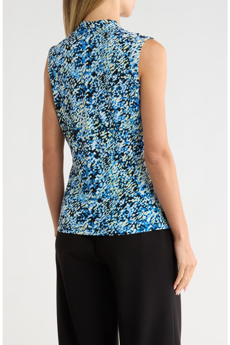 V-Neck Sleeveless Jersey Top, Alternate, color, STAR SAPPHIRE MULTI