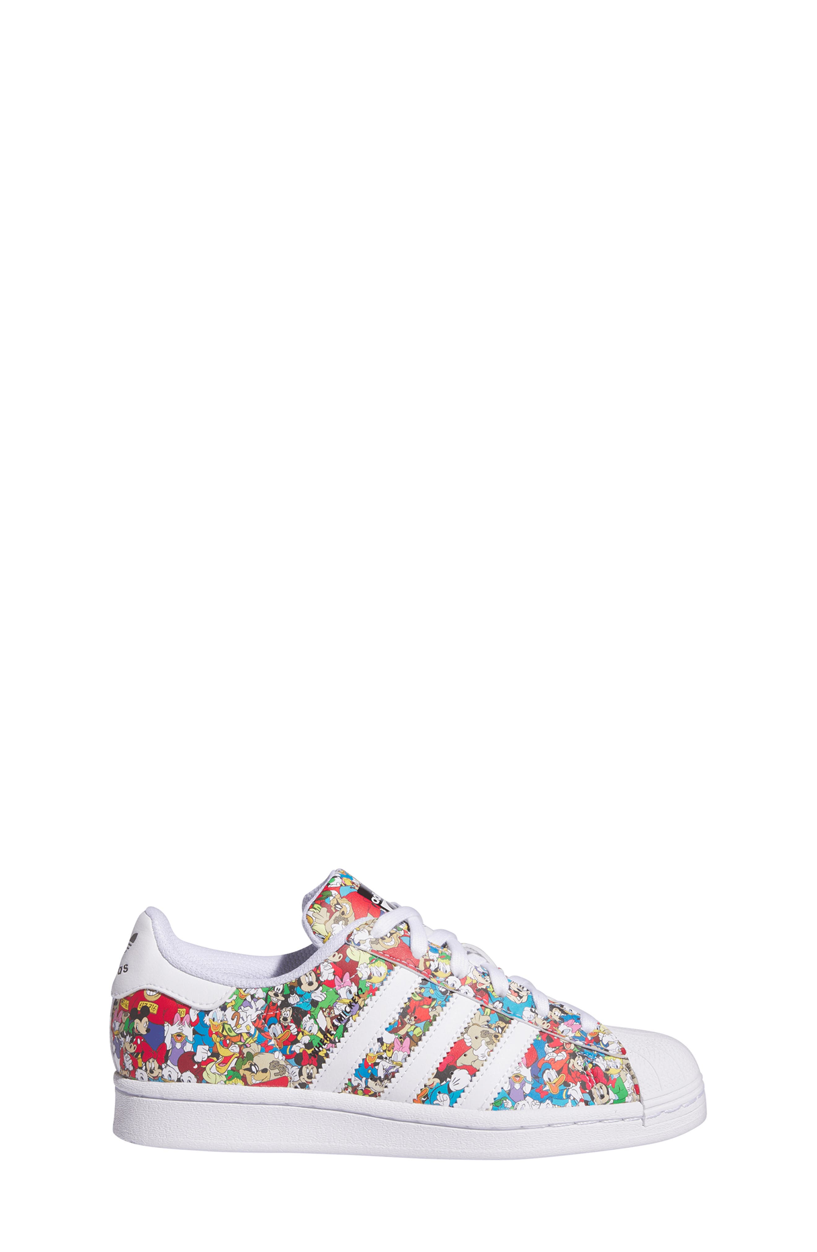 adidas x Disney Kids' Where's Mickey Superstar Sneaker, Alternate, color, 