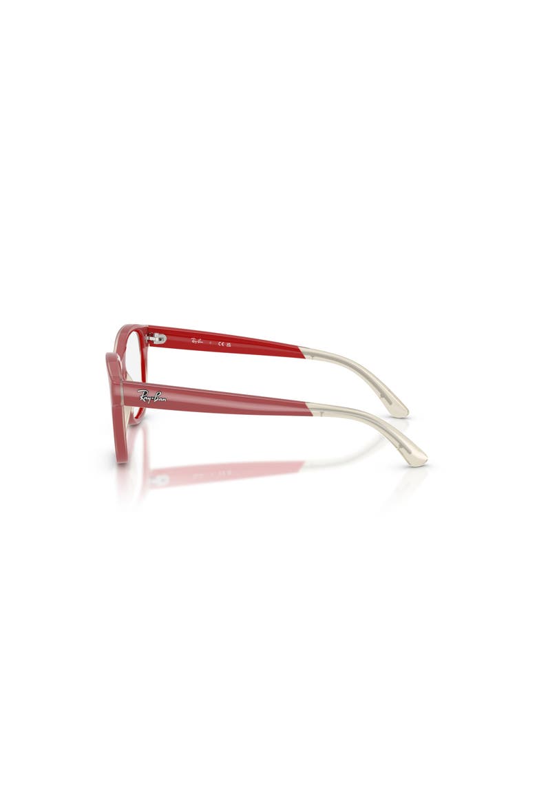 44mm Square optical glasses, Alternate, color, Red