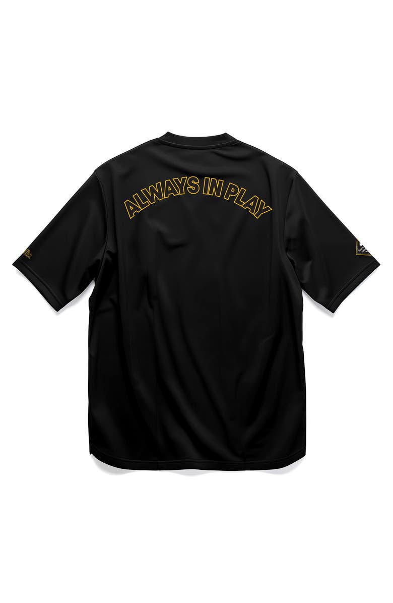 Dalix Ghost Jersey Always in Play Baseball Shirt, Alternate, color, Black