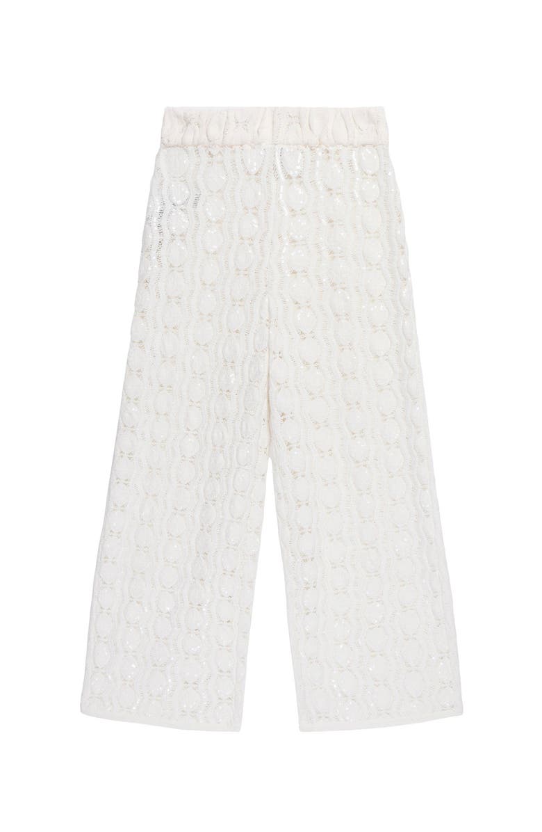 MINT VELVET Crochet Sequin Trousers, Alternate, color,
