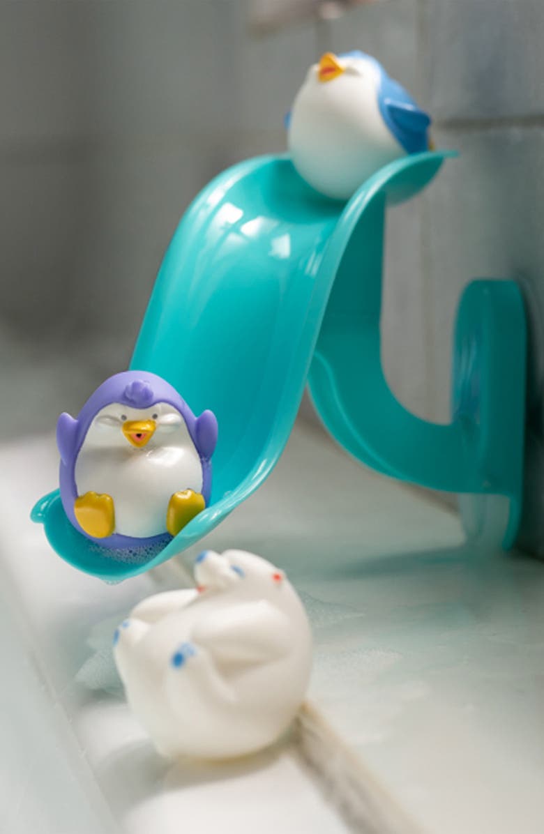 NUBY Penguin Slide Bath Playset, Alternate, color,