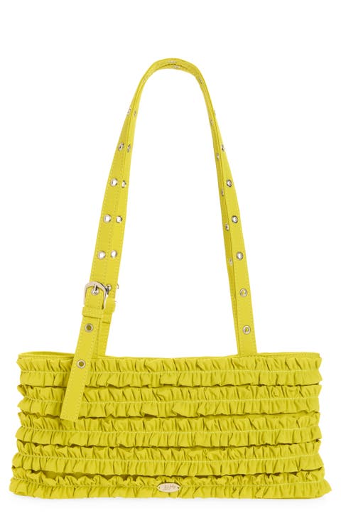 Sophia Ruffle Shoulder Bag