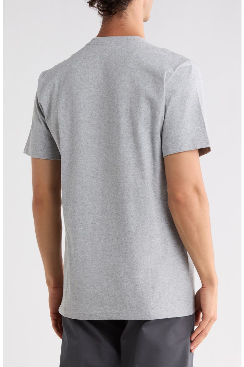 Logo Chest Graphic Tee, Alternate, color, HEATHER GRAY