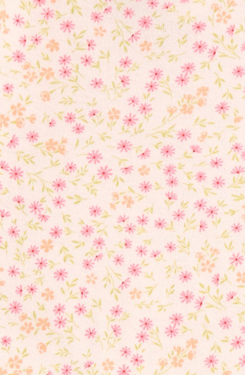 Nordstrom Print Cotton Bodysuit & Ruffled Joggers Set, Alternate, color, Pink Pretty Windswept Floral