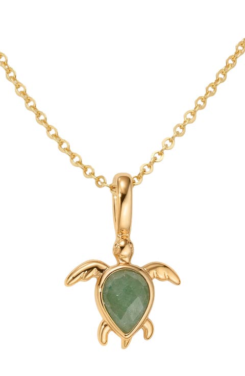 Turtle Charm Necklace