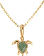 MADE BY MARY Turtle Charm Necklace