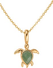 MADE BY MARY Turtle Charm Necklace
